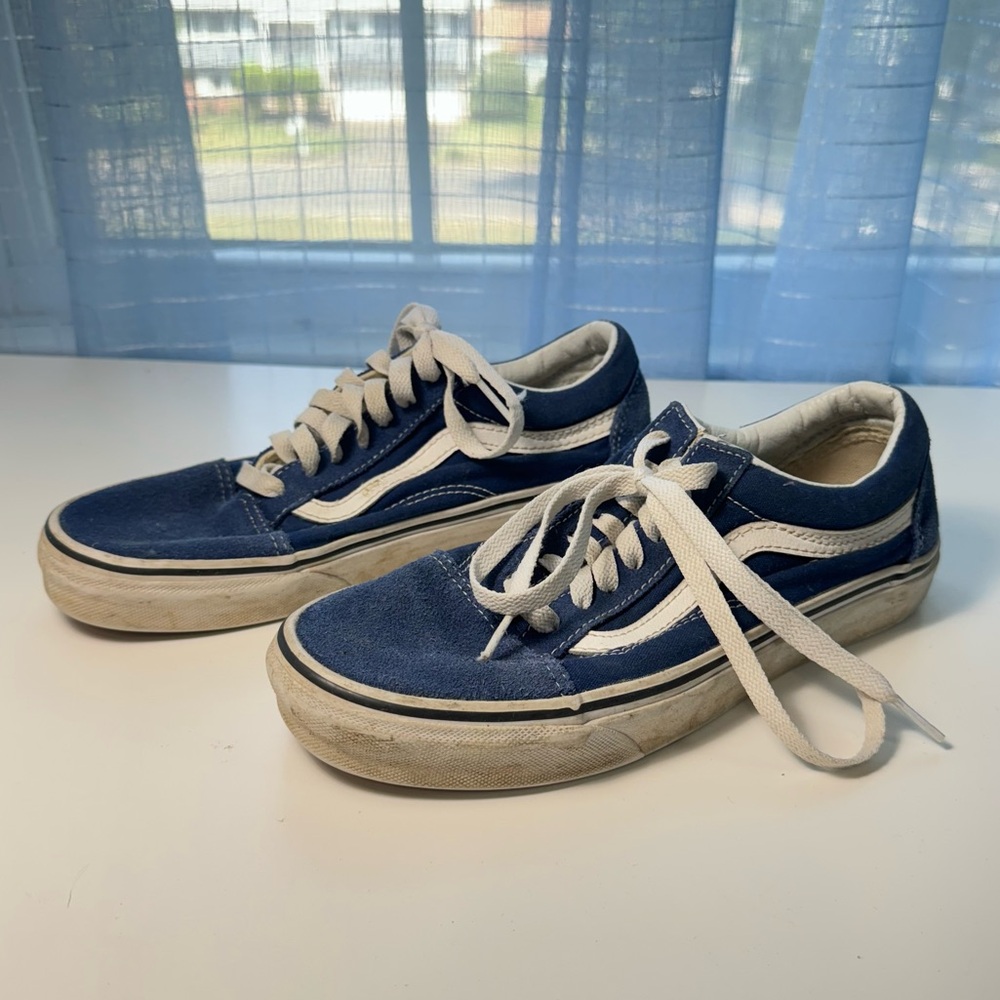 Blue vans size w 7.5 m 6